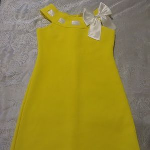 Girls Bow Collar Dress